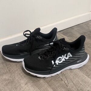Hoka Women's Black & White Running Sneakers